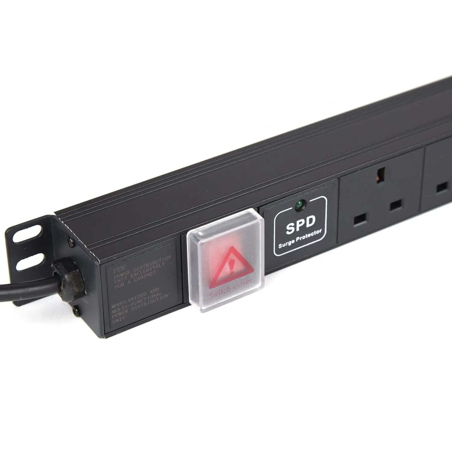 Kenable 12-fach Vertikal-Steckdosenleiste Rack 1,8 m Surge