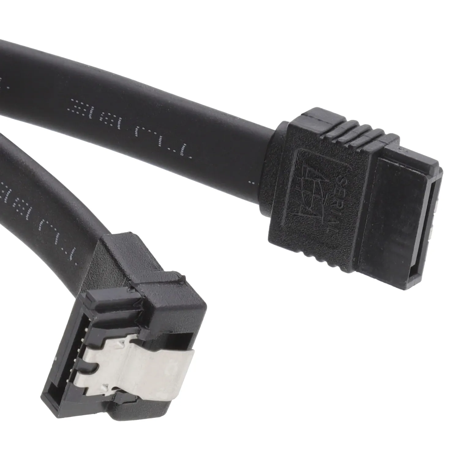 Kenable Profi SATA 3 Kabel 50cm lila abgewinkelt