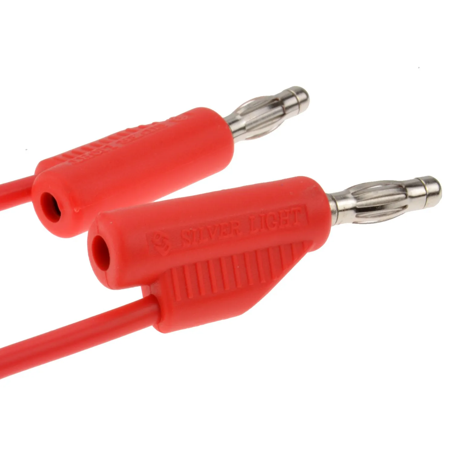 Kenable Bananenstecker Messkabel rot 1 m stapelbar
