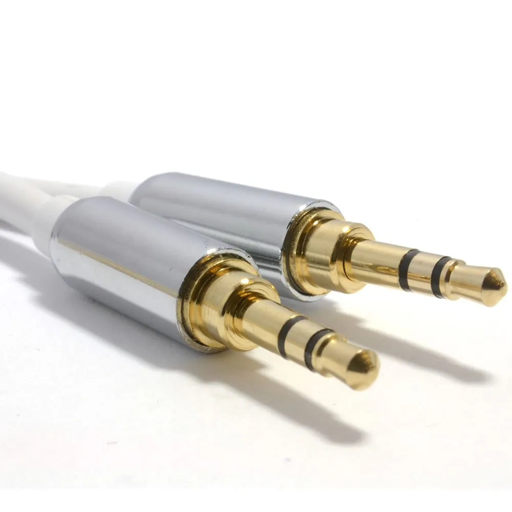 Kenable 006915 Audiokabel 3,5mm 3m weiß Stereo