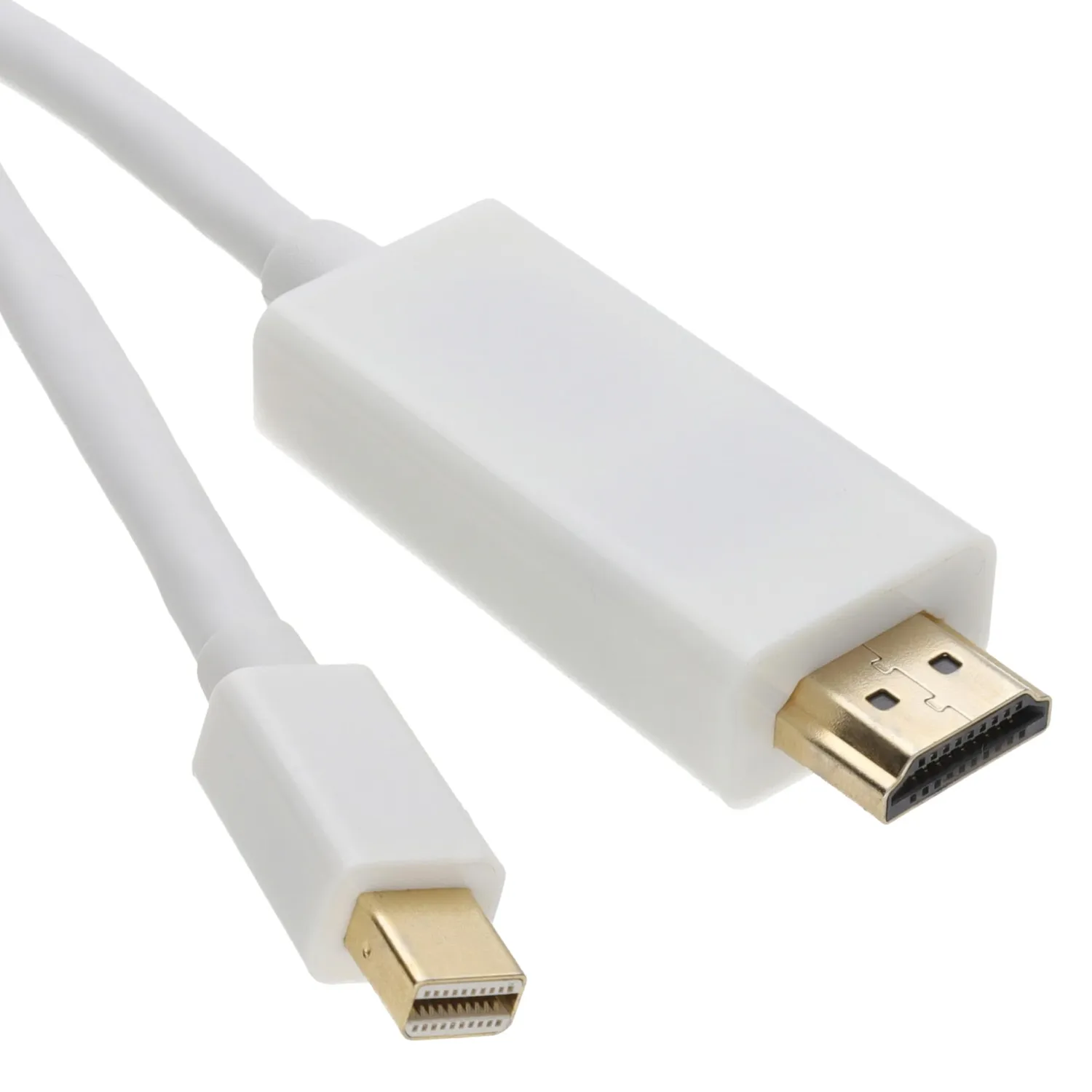 Kenable Mini DisplayPort HDMI Kabel 1m weiß 1080p