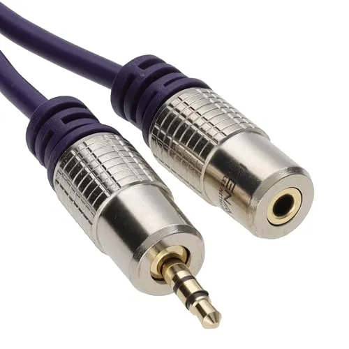 Kenable 3,5mm Verlängerungskabel 3m dunkelblau OFC