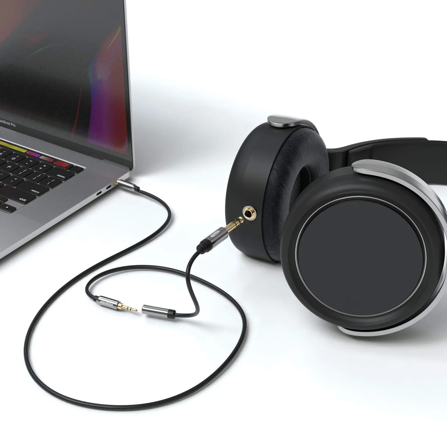JAMEGA Klinken-Adapterkabel 6,3mm Stecker 0,1m stereo
