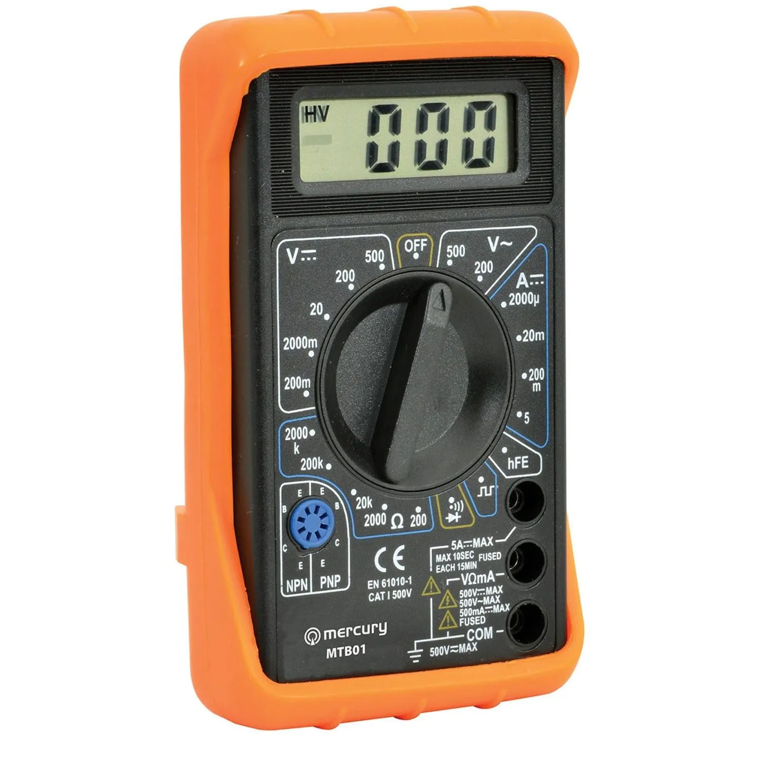 Kenable MTB01 Multimeter digital mit Tasche 7 Funktionen