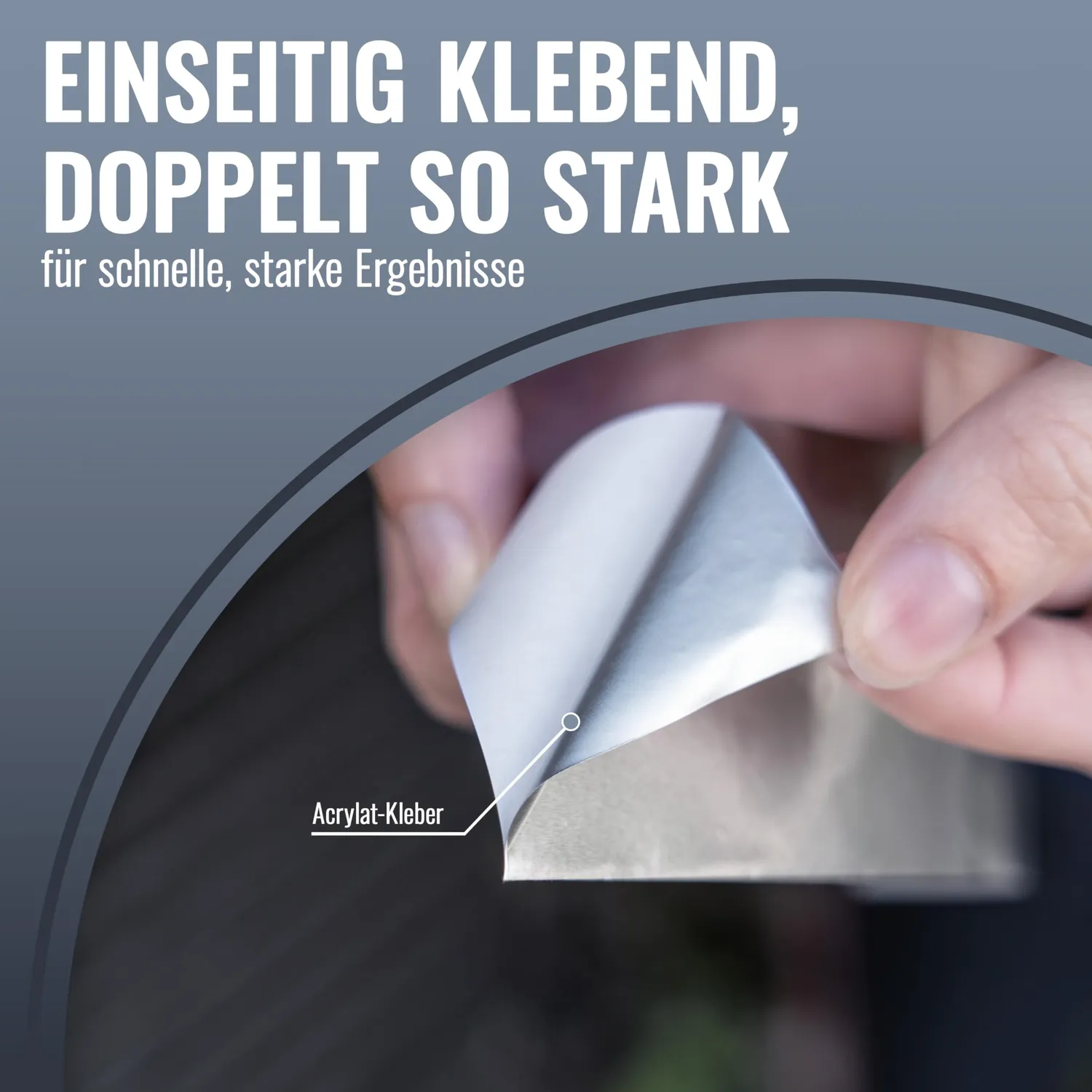 Poppstar Alu-Klebeband 50m x 72mm hitzebeständig