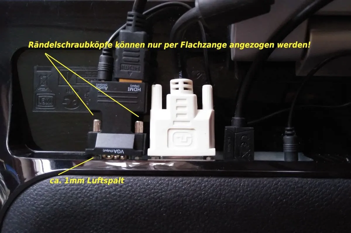 JAMEGA HDMI auf VGA Adapter 1080p Audio 1er Pack