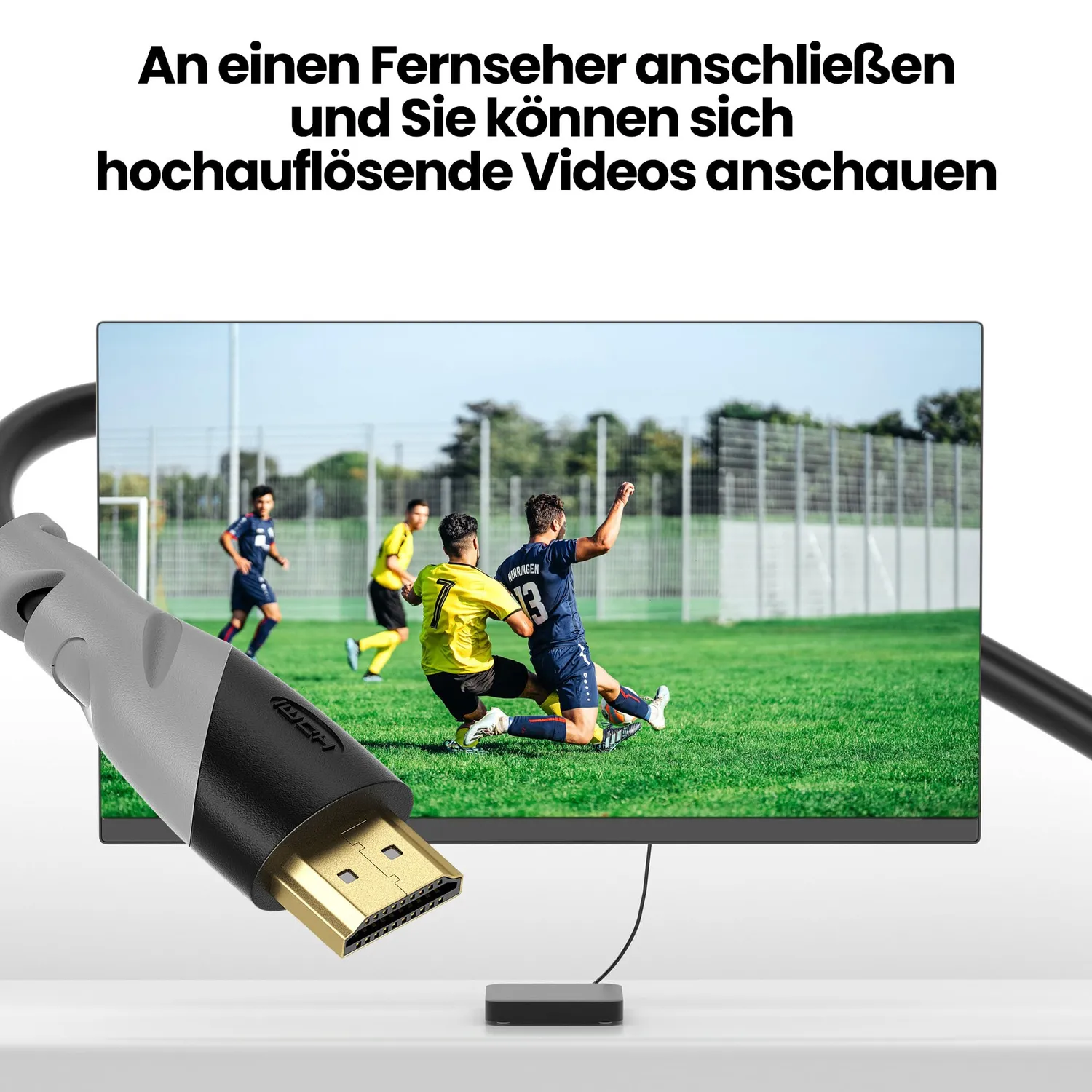 JAMEGA High Speed HDMI Kabel 4K 60Hz 4m schwarz