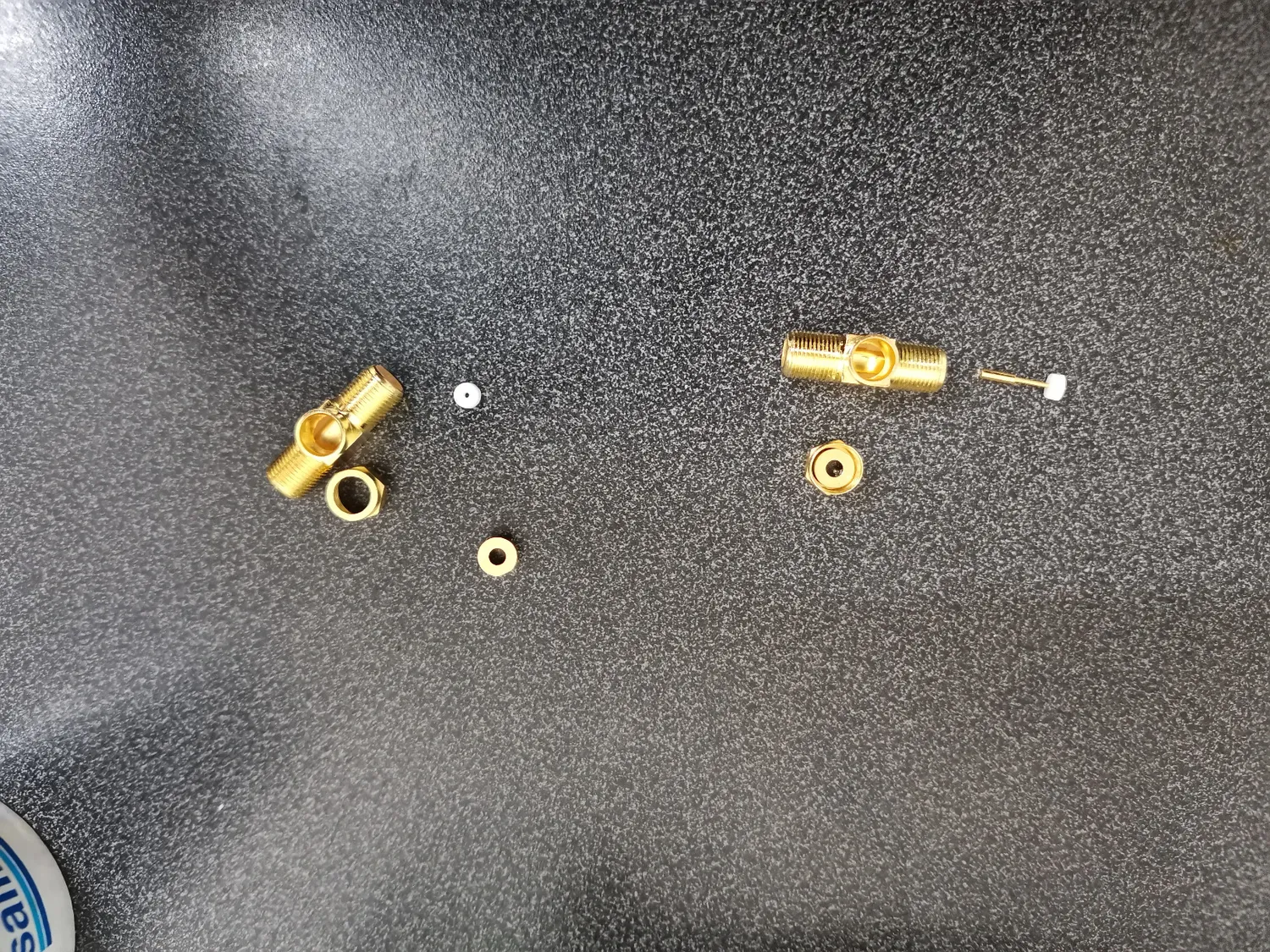 Poppstar SAT Verteiler T-Stück 2x F-Buchse Silber