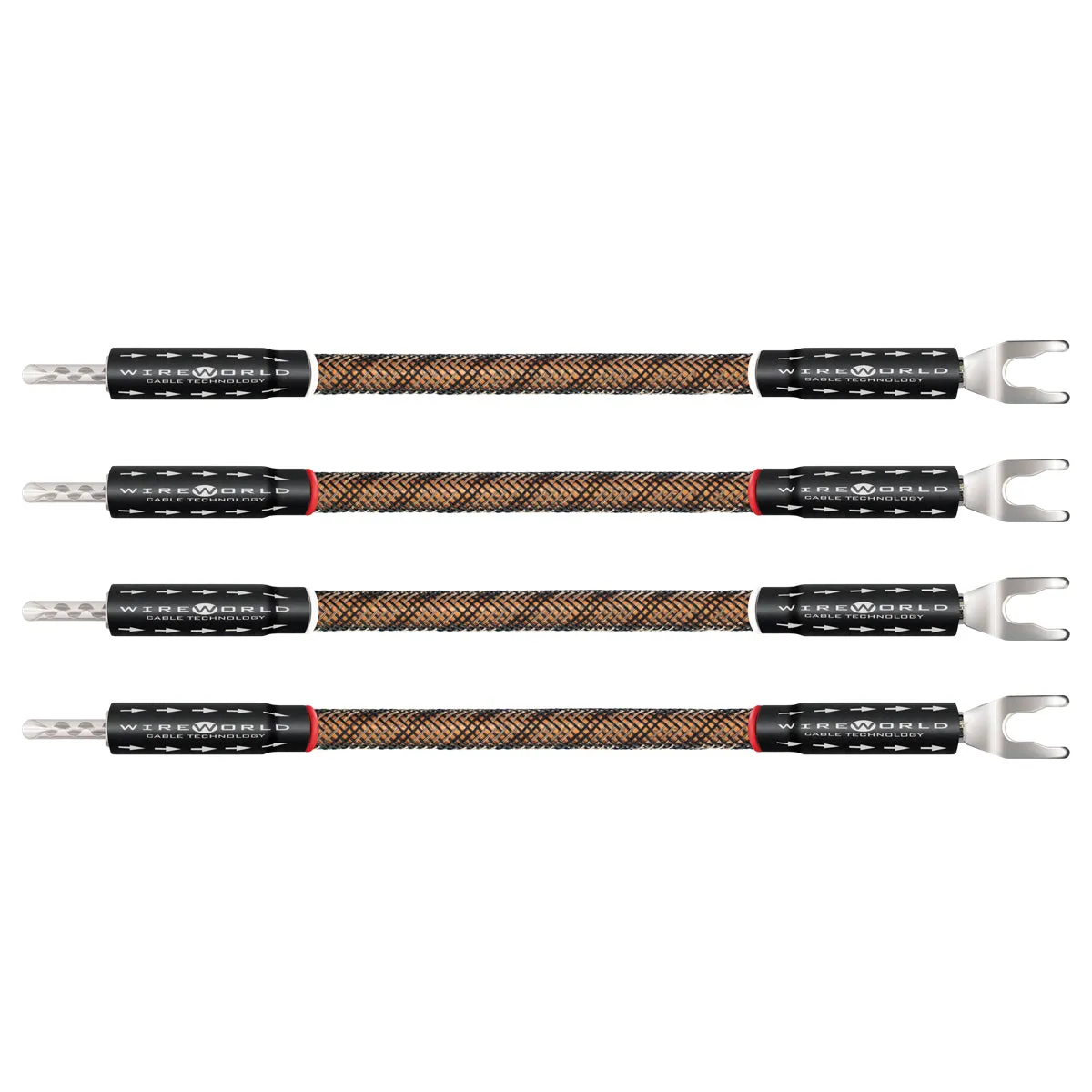 WireWorld Eclipse 10 Bi-Wire Jumper Banane-Banane 4er