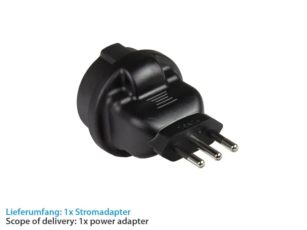 Good Connections PA-6502S Italien-Adapter Typ L auf F schwarz