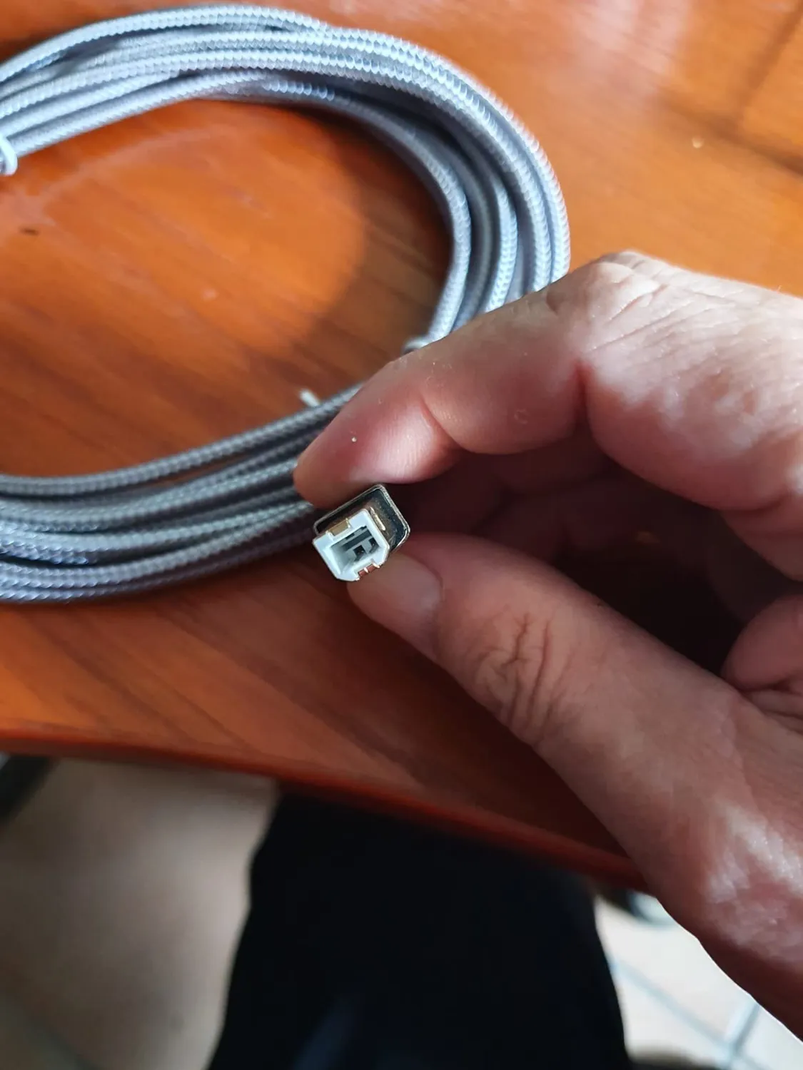 Jamega USB-C auf USB-B Druckerkabel 3m Nylon