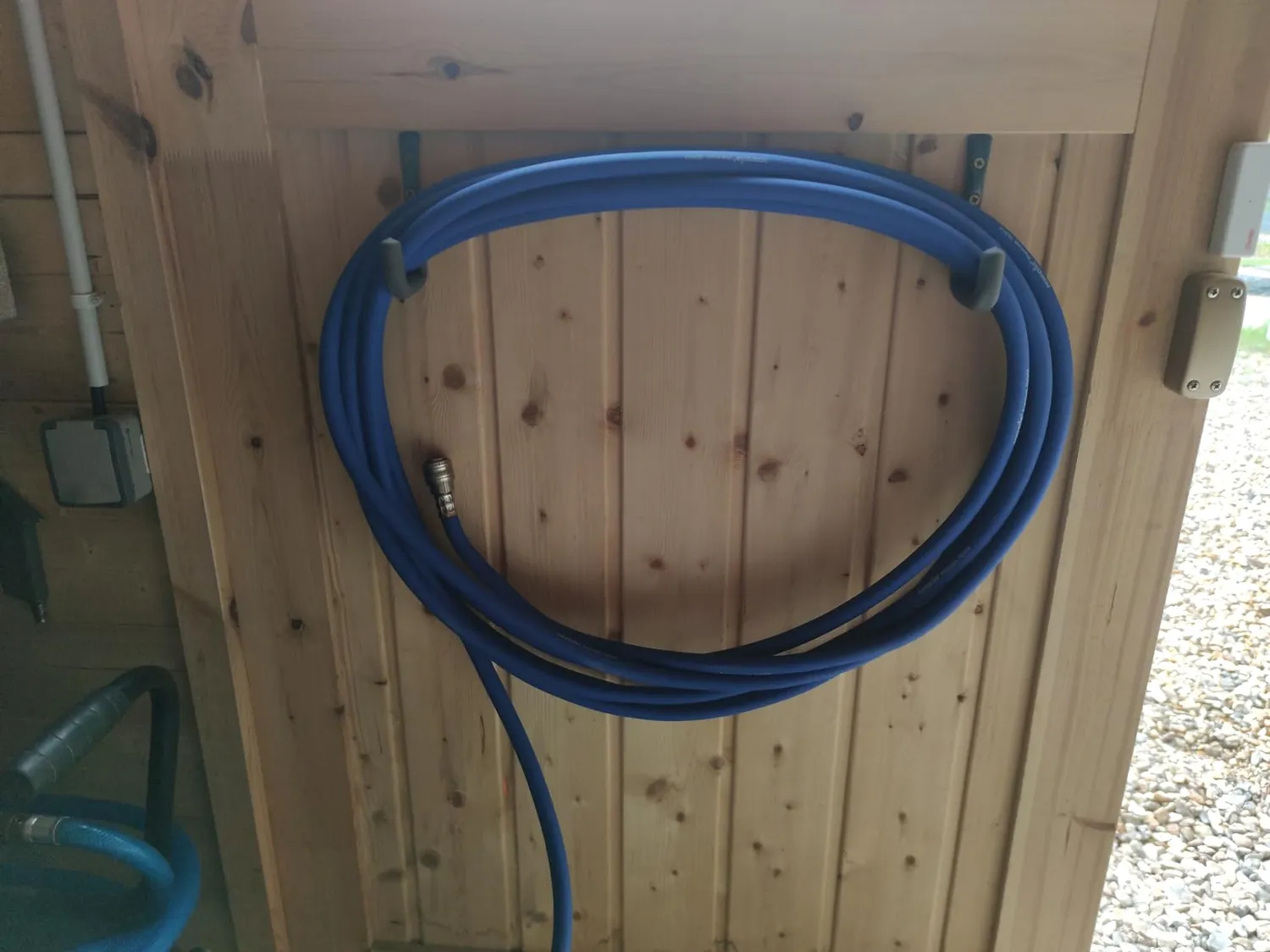 Poppstar Druckluftschlauch 50m NW 7,2 Luftschlauch blau 20bar