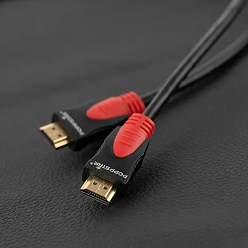 Poppstar HDMI 2.0 Kabel 2m 4K geschirmt