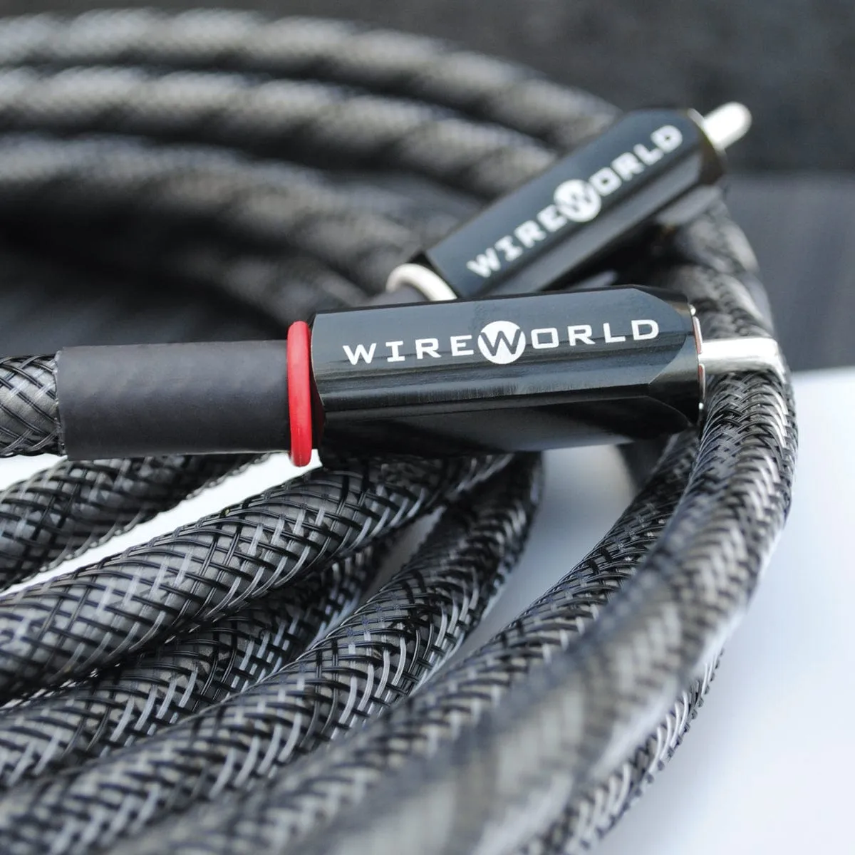 WireWorld Silver Eclipse 10 Cinch-Kabel 1,0 m RCA Paar Silber