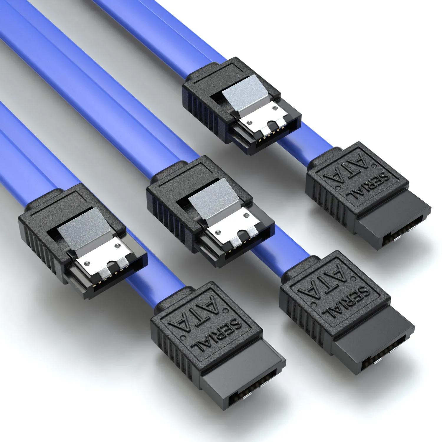 Jamega SATA III Kabel 3x 0,5m Schwarz 6 Gbit/s