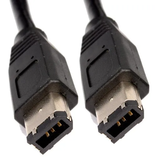 kenable Firewire DV Kabel 6-Pin auf 6-Pin 5m schwarz