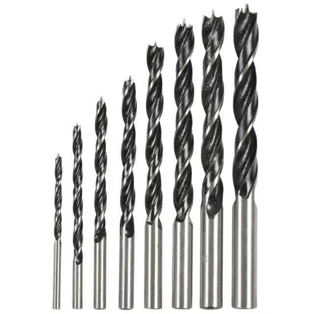 Kenable Holzbohrer-Set 8-tlg 3-10 mm Kohlenstoffstahl Box