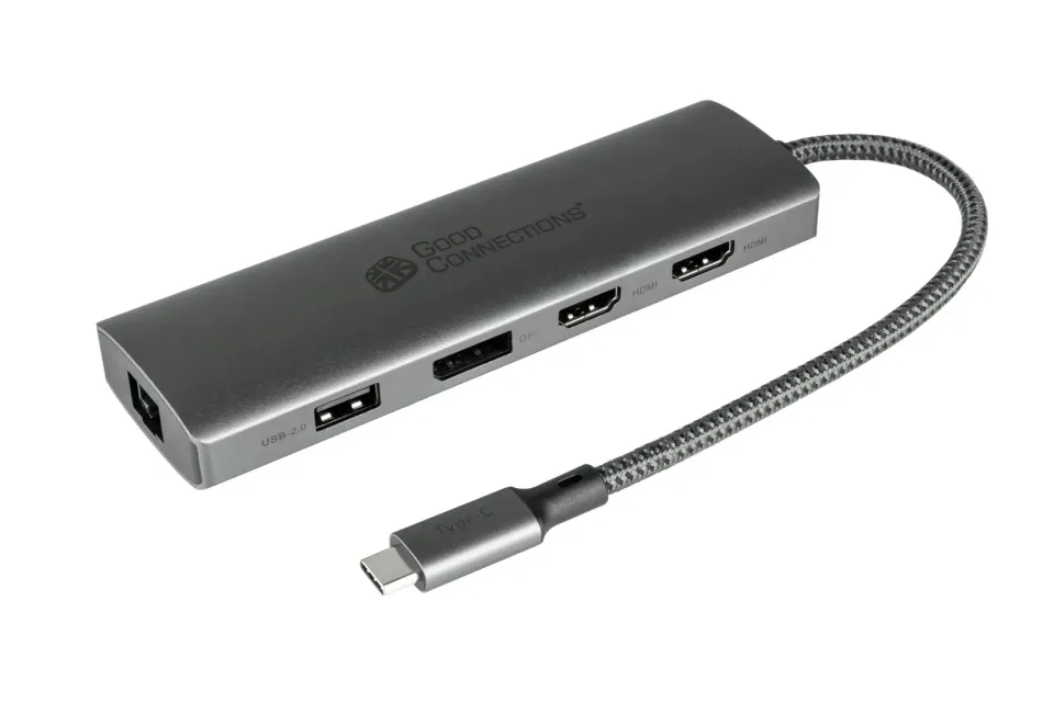 Good Connections USB-C Hub 10-Port 96W anthrazit
