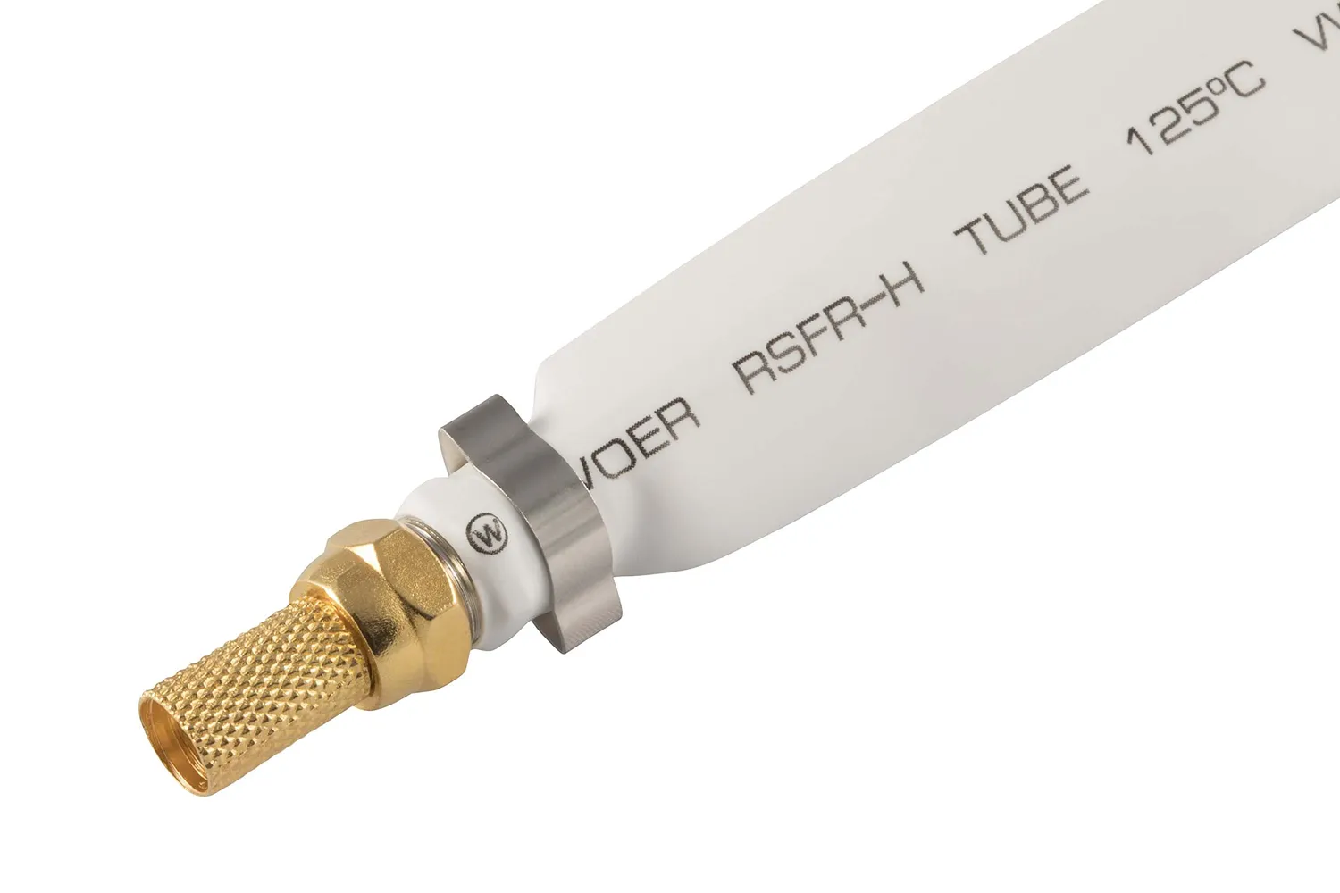 Poppstar F-Stecker 7,2 mm vergoldet 10er Set