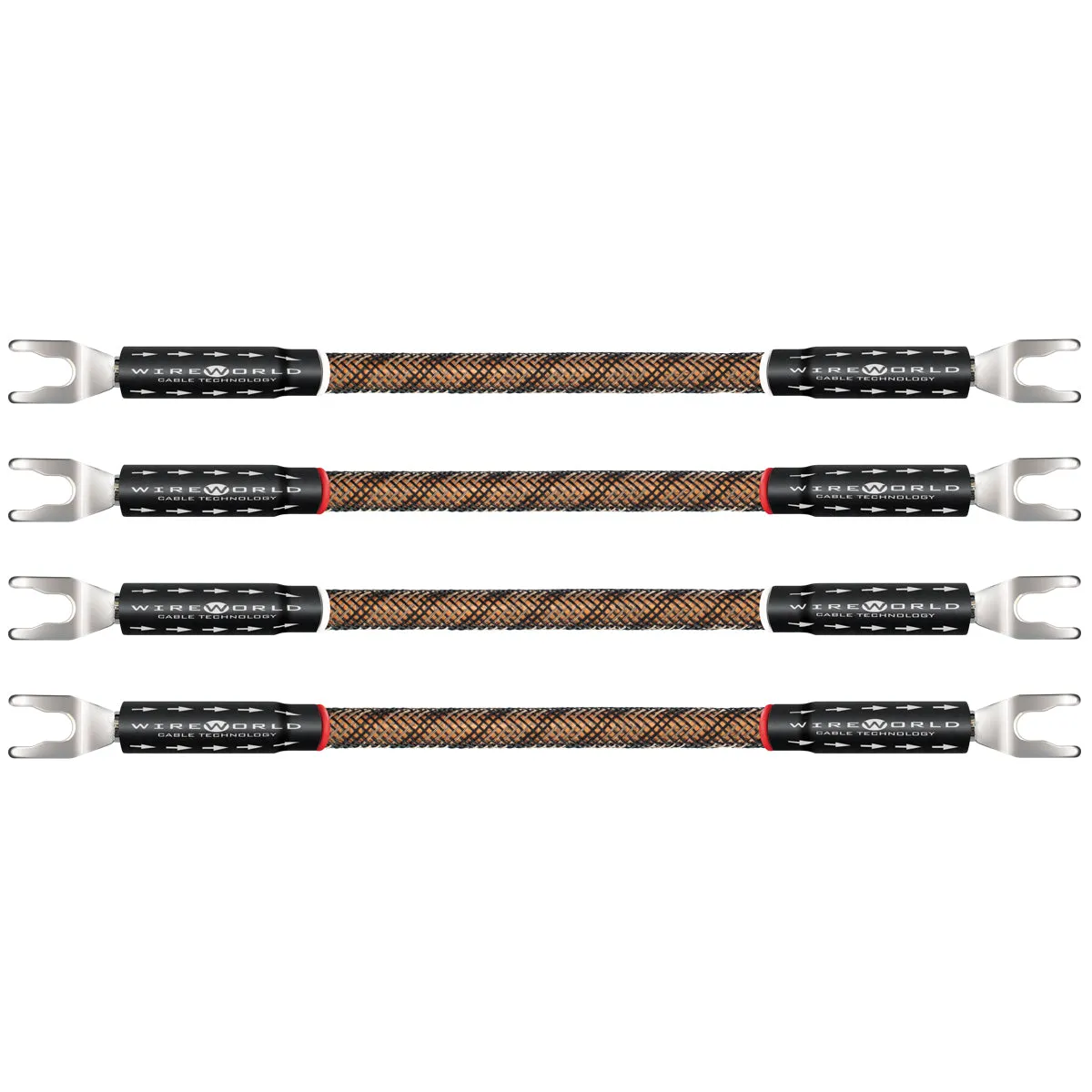 WireWorld Eclipse 10 Bi-Wire Jumper Banane-Banane 4er