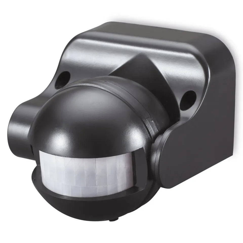 Sonero IMS041 Bewegungsmelder schwarz IP44 180° 12m