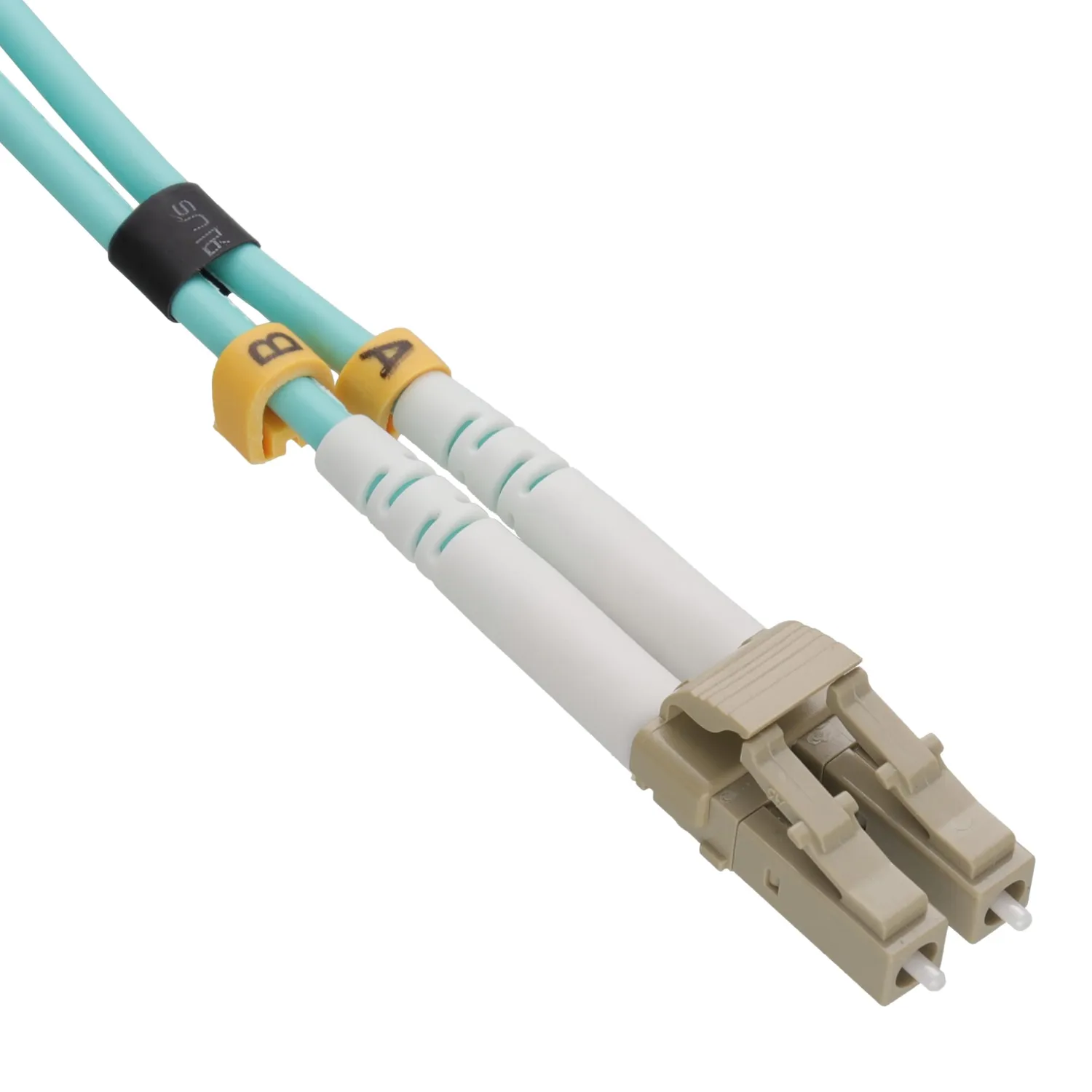 Kenable OM3 LC-LC Glasfaserkabel 2m Aqua LSZH