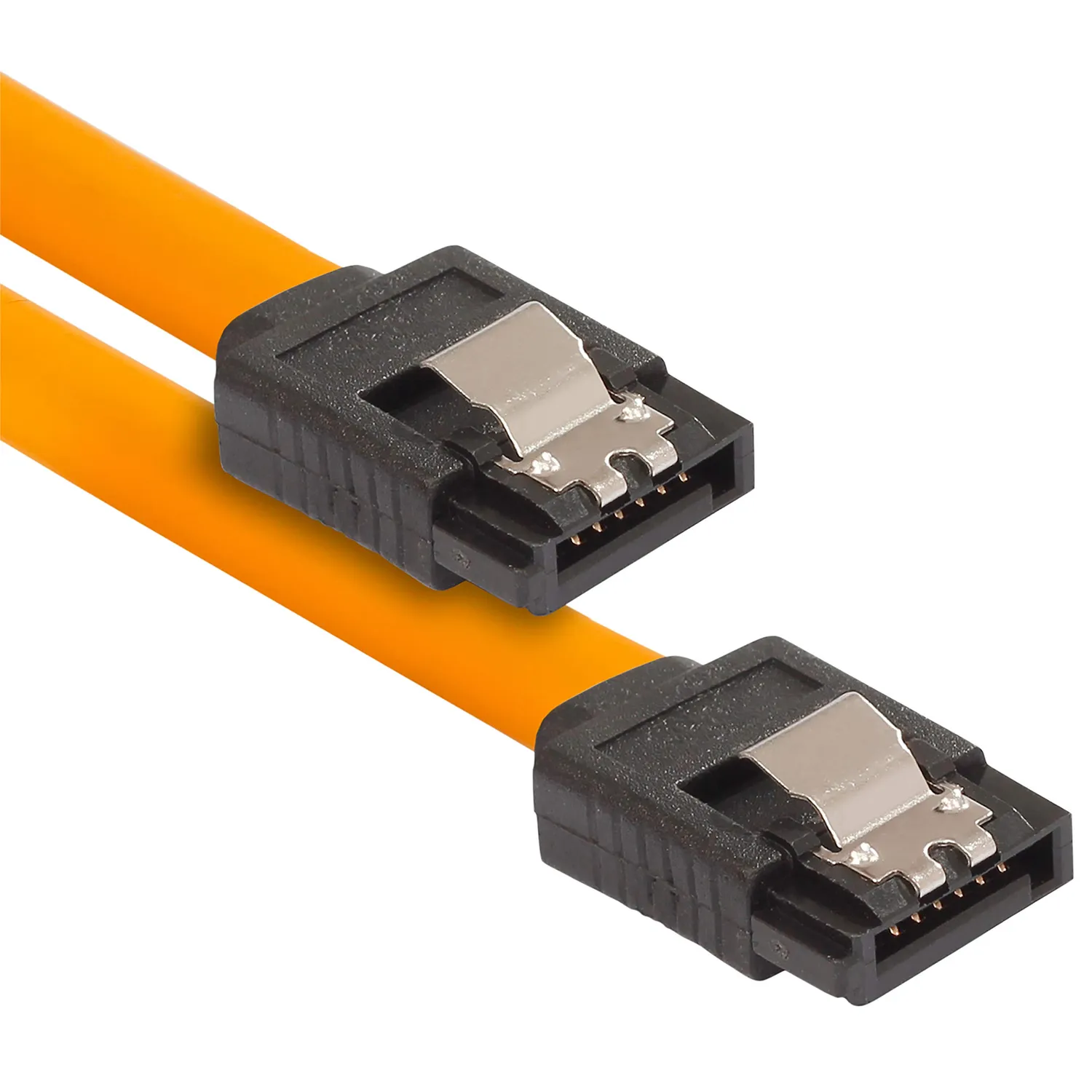 Poppstar SATA Kabel 0,5 m 3 Stück orange 6 Gbit/s
