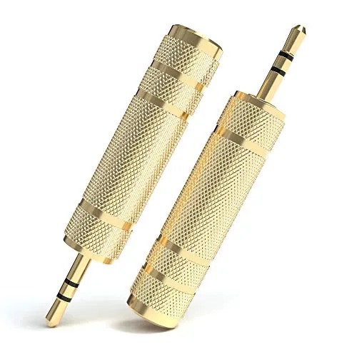 JAMEGA Klinke Adapter 3,5 mm auf 6,35 mm 1 Stück