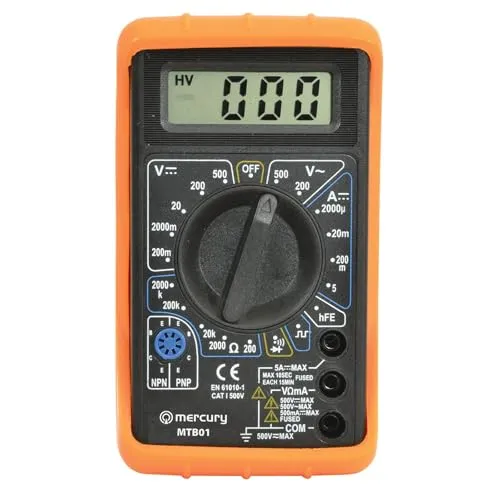 Kenable MTB01 Multimeter digital mit Tasche 7 Funktionen