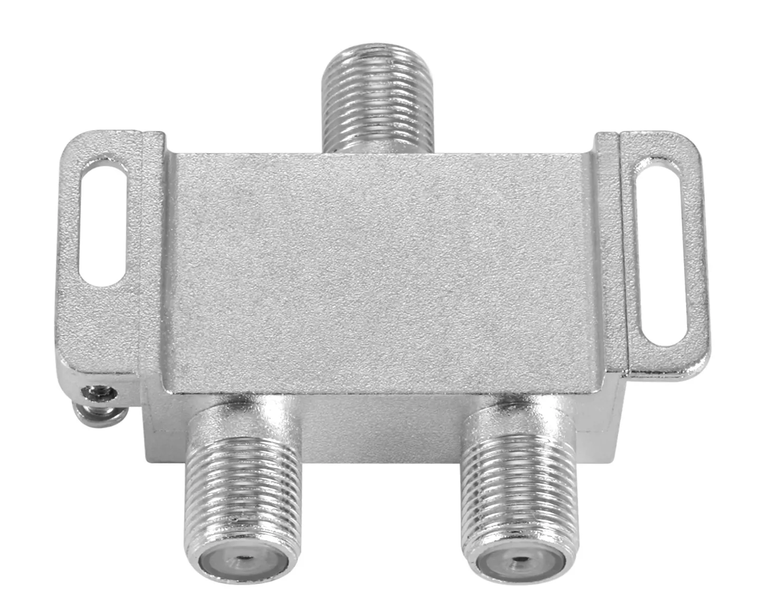 Poppstar Sat-Verteiler 2-fach Splitter F-Buchse 5-2450 MHz