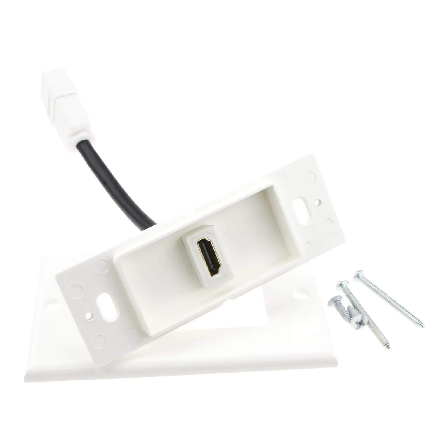 Kenable HDMI Wandplatte Euro Unterputz 1-Port Einzeln