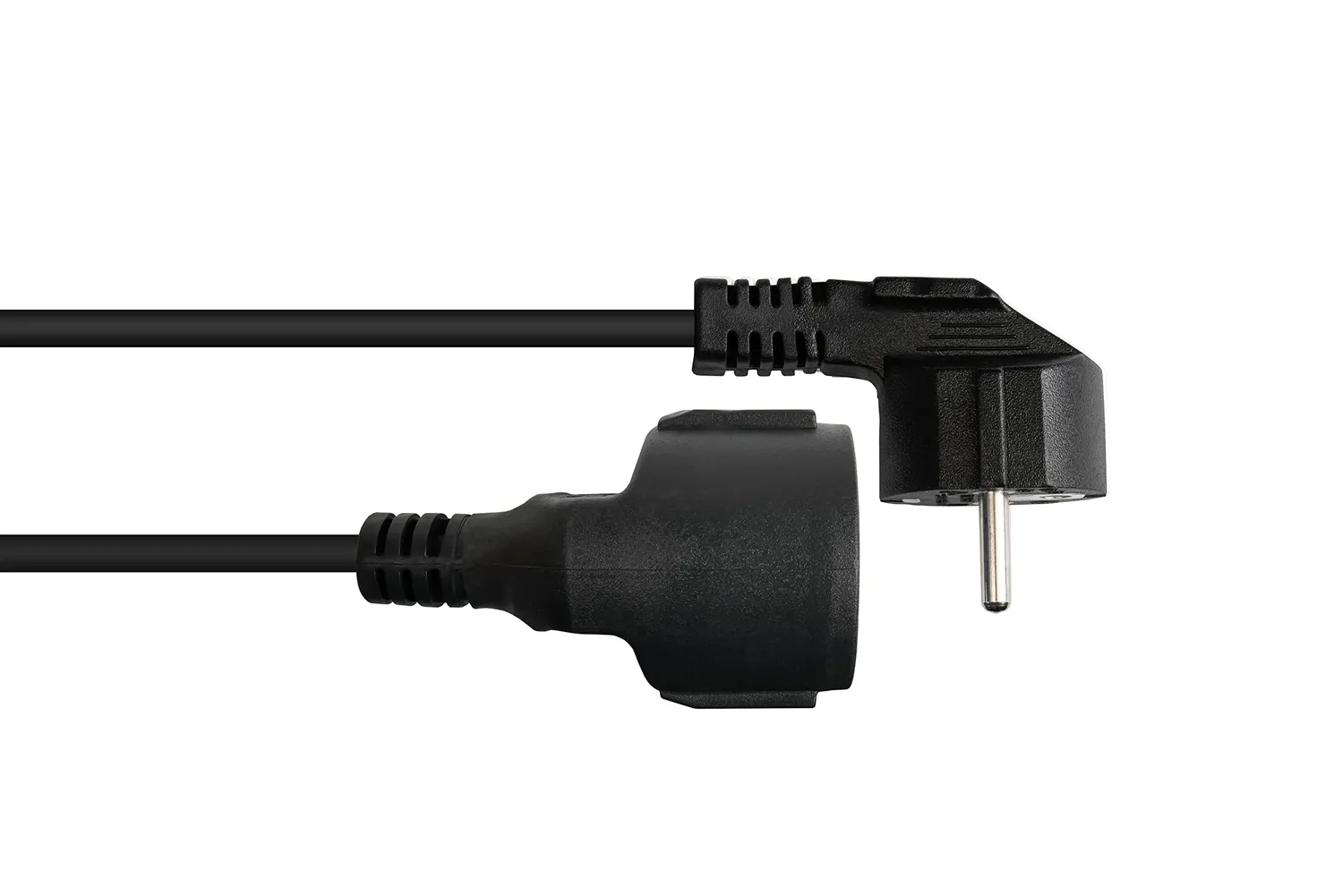 Good Connections Schuko-Verlängerung IP44 2 m schwarz 16A