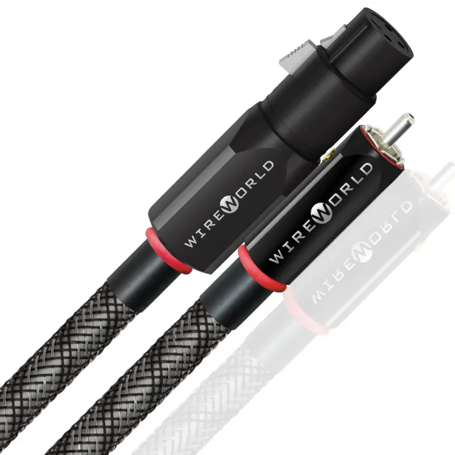 WireWorld Silver Eclipse 10 Cinch-Kabel 1,0 m RCA Paar Silber