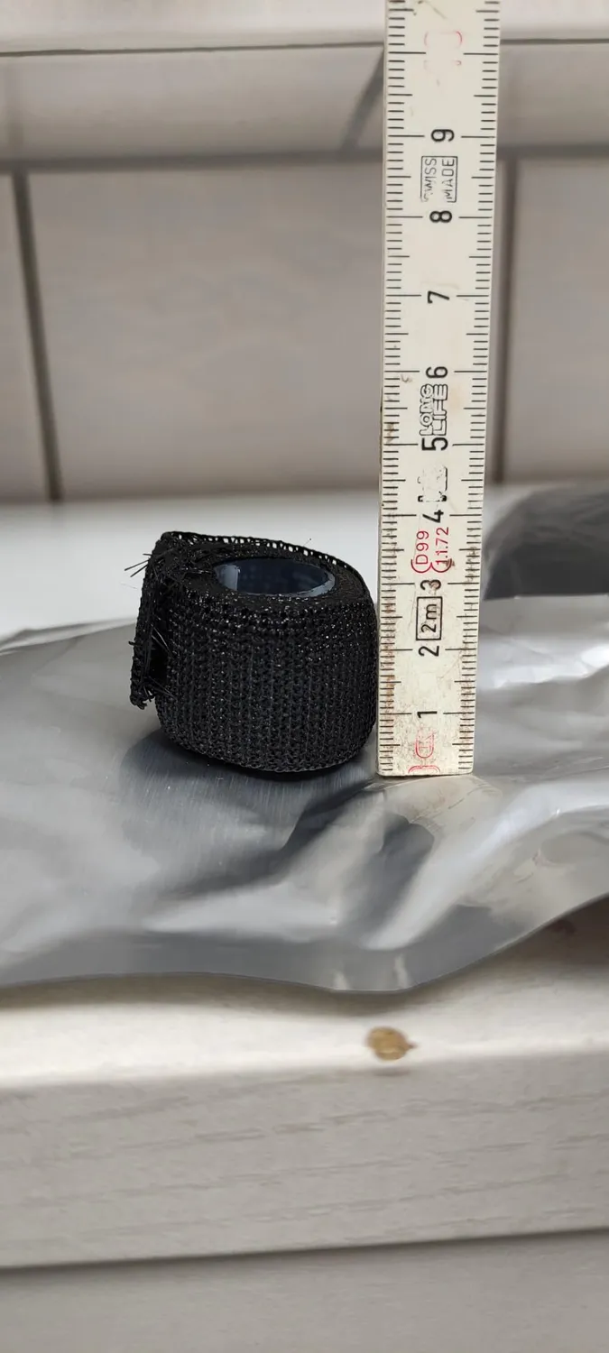 Poppstar Reparaturband Glasfaser 10cm x 1,5m 1 Rolle schwarz