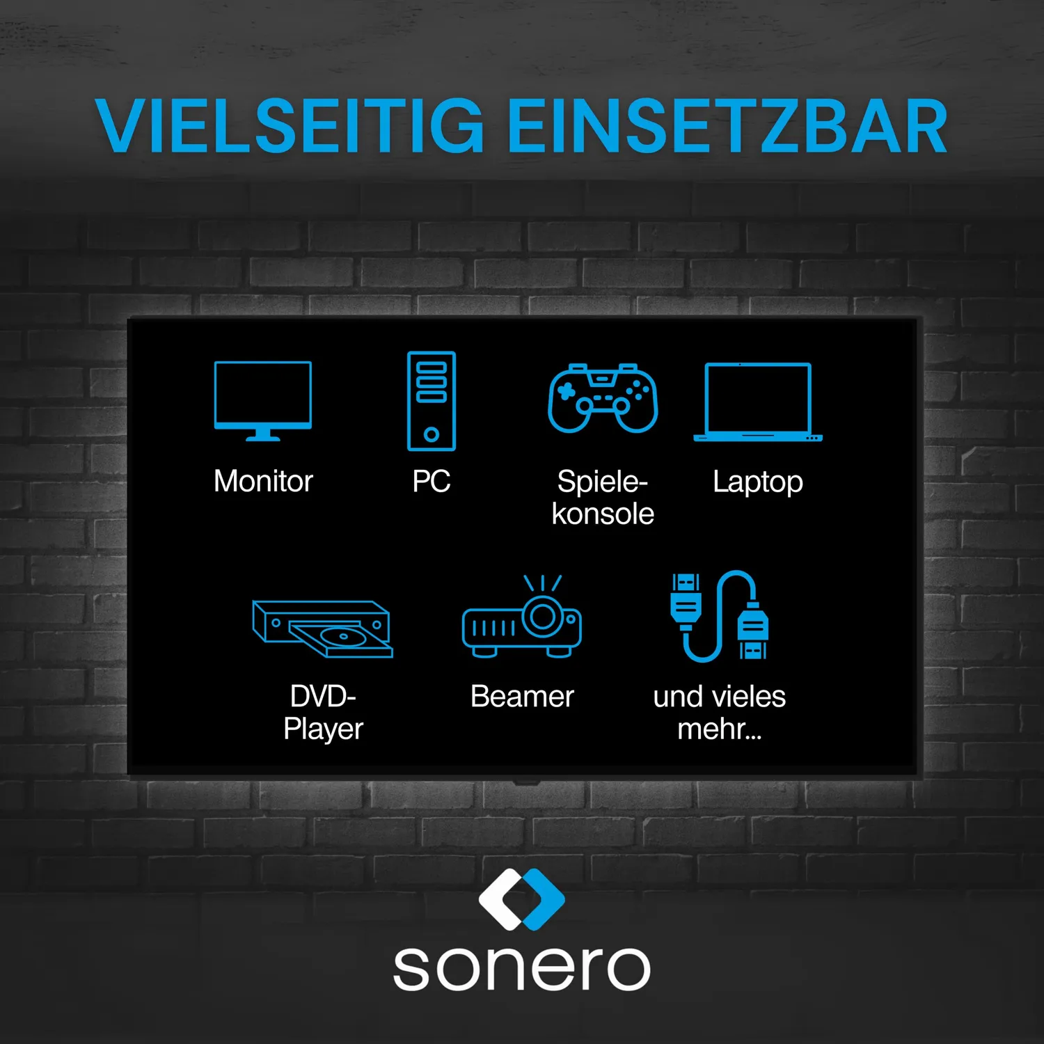 Sonero X-PDC010-020 DisplayPort Kabel 2m Schwarz 4K