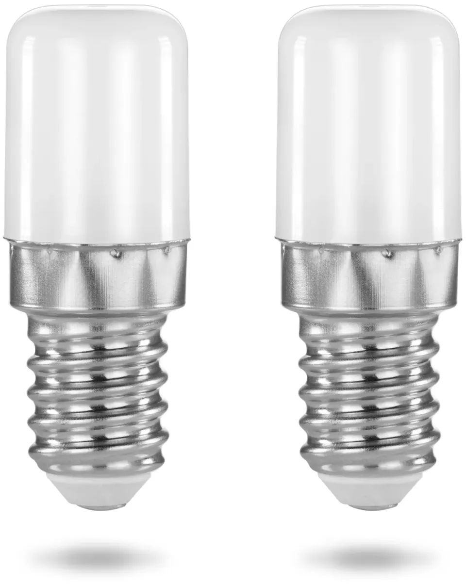 Poppstar Kühlschranklampe LED E14 2 Stück kaltweiß 150lm