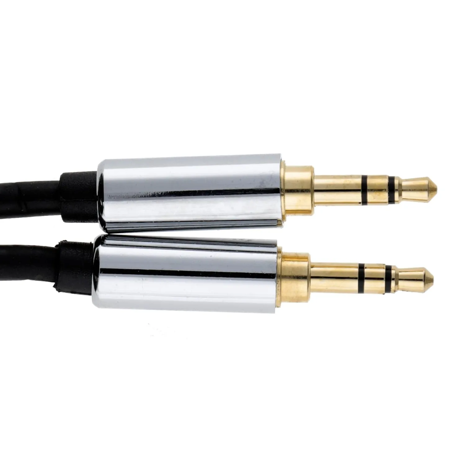 Kenable Pro AUX Kabel 3,5mm Stecker-Stecker 2m schwarz Kupfer