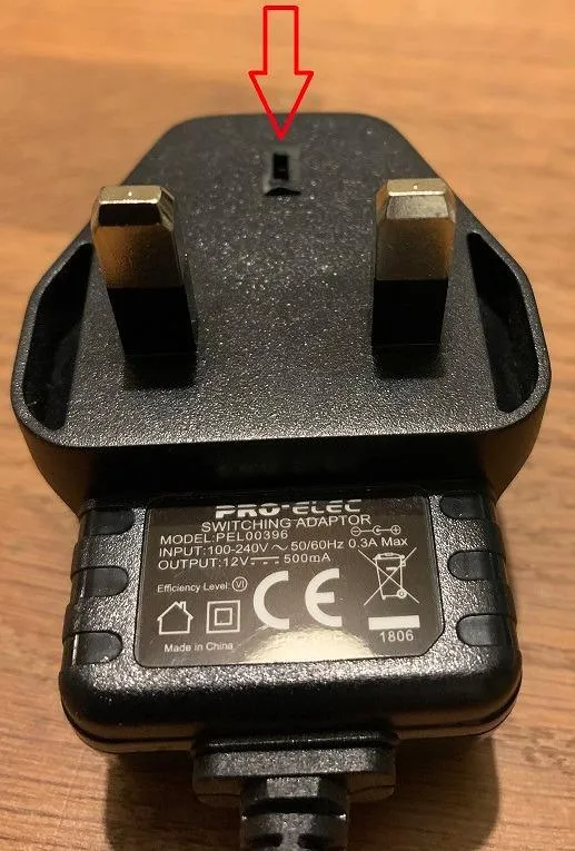 Kenable CCTV Netzteil 12V 0,5A 2,1mm 1er-Pack
