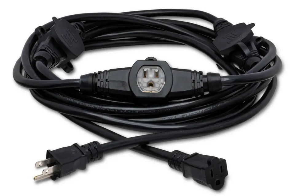 Hosa PDX-225 Stromverteilerkabel 8-fach schwarz