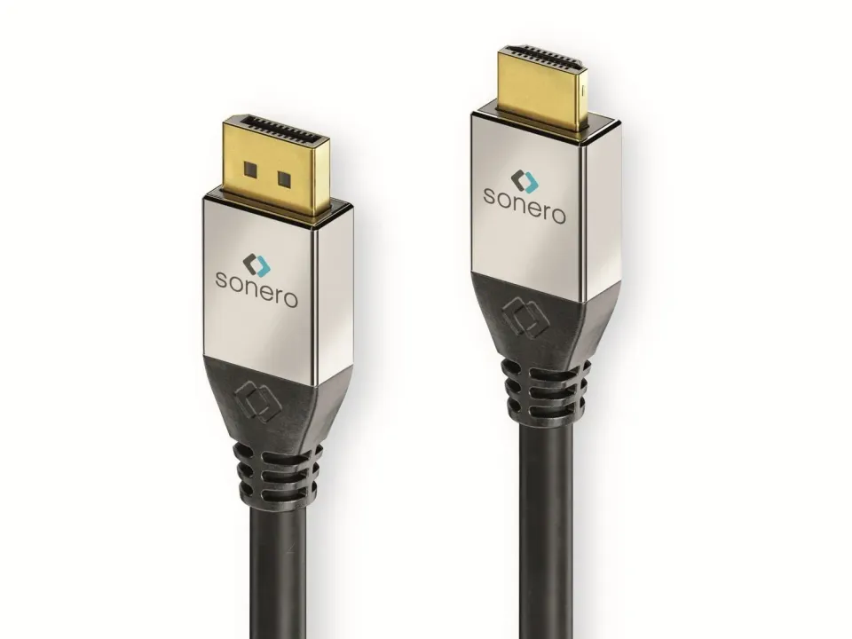 Sonero Premium S-DC100-015 DisplayPort HDMI Kabel 1,5 m 4K