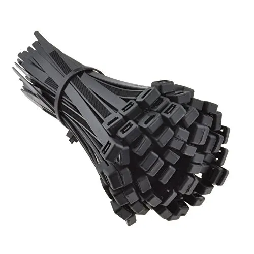 Kenable Kabelbinder 150mm x 6,8mm schwarz 100 Stück Standard