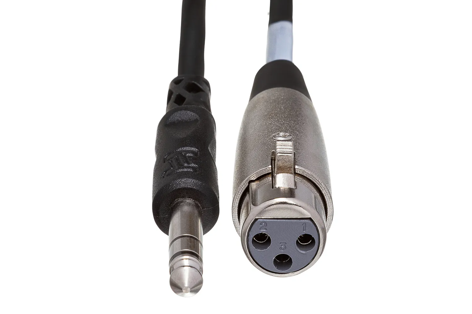 Hosa STX-100F Klinke-XLR-Kabel 0,3m symmetrisch