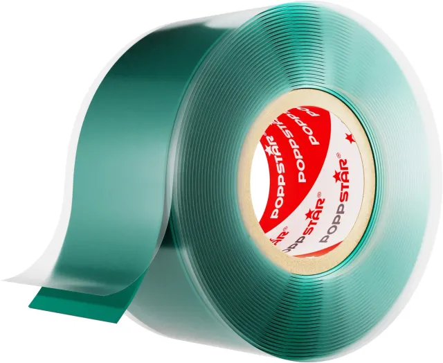 Poppstar Silikonband 3m x 25mm Grün 1 Rolle