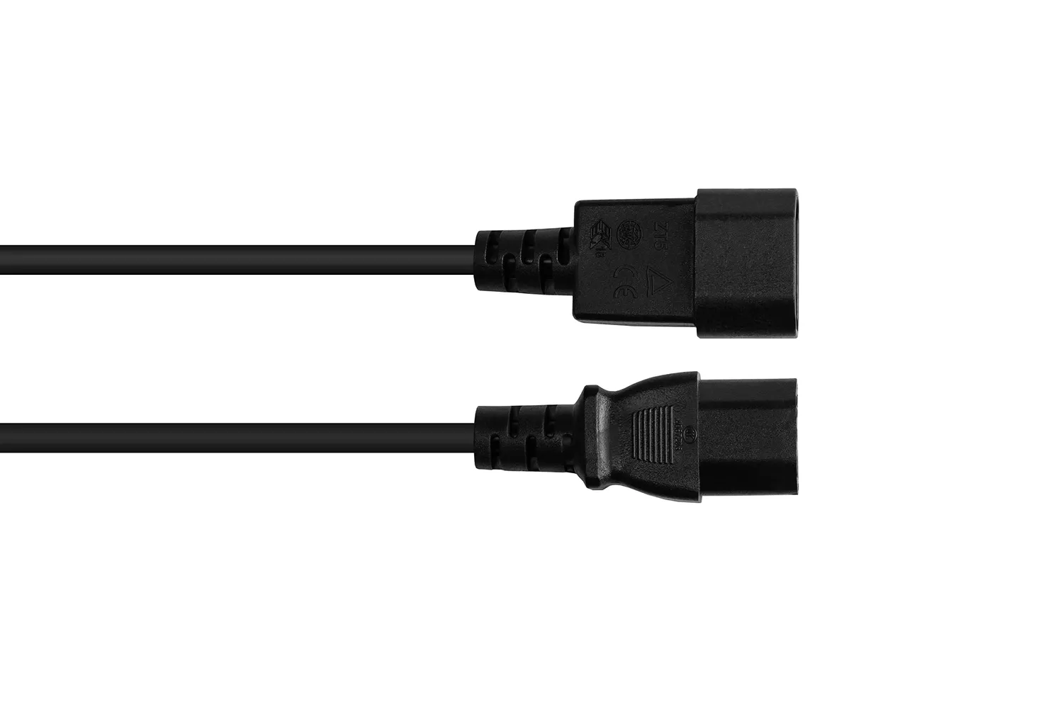 Good Connections C14-C15 Kaltgeräte-Warmgeräte-Kabel 5 m schwarz