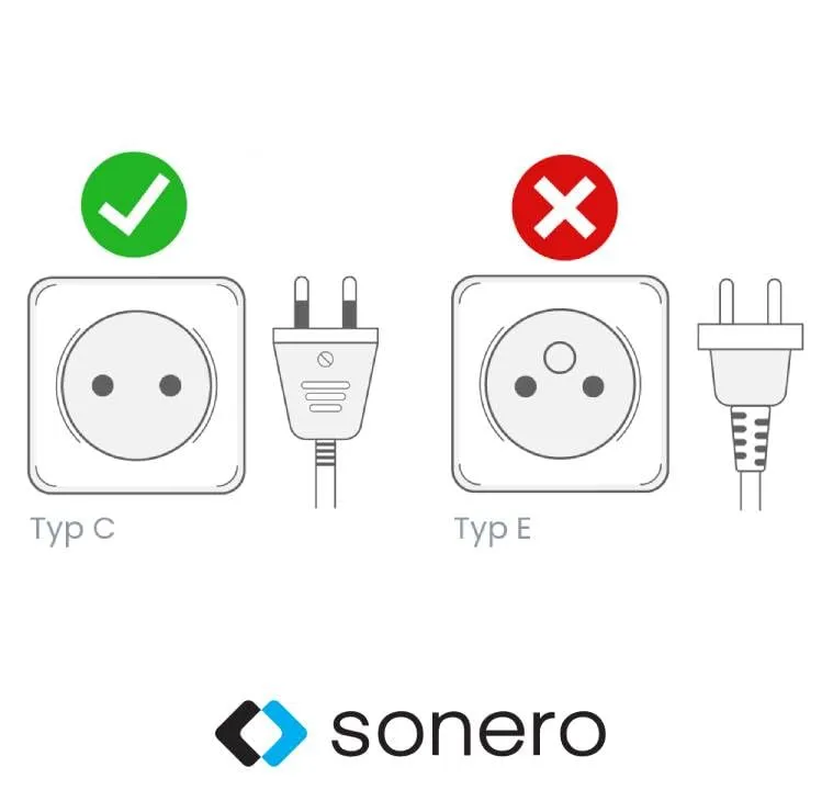Sonero Funksteckdosen Set 2300W weiß 1 Dose + Fernbedienung