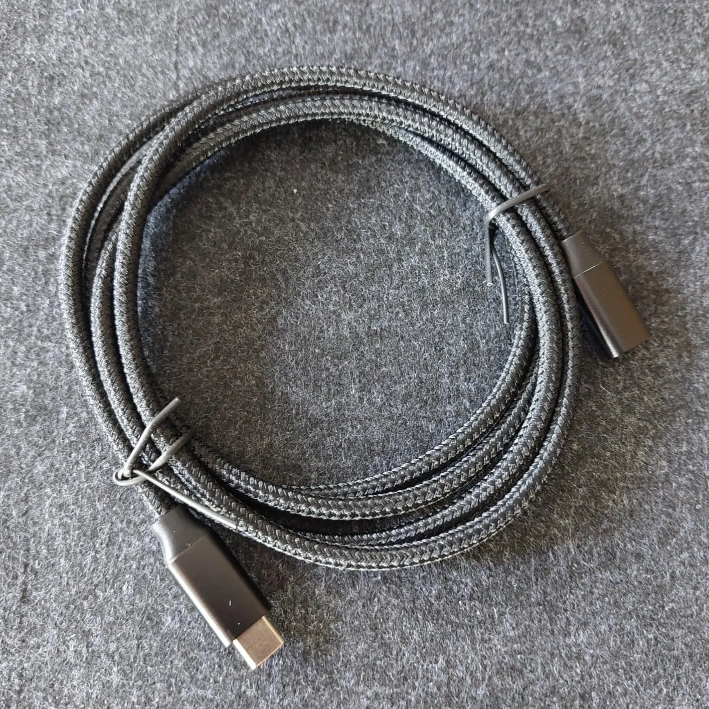 JAMEGA USB C Verlängerungskabel 1m schwarz 4K