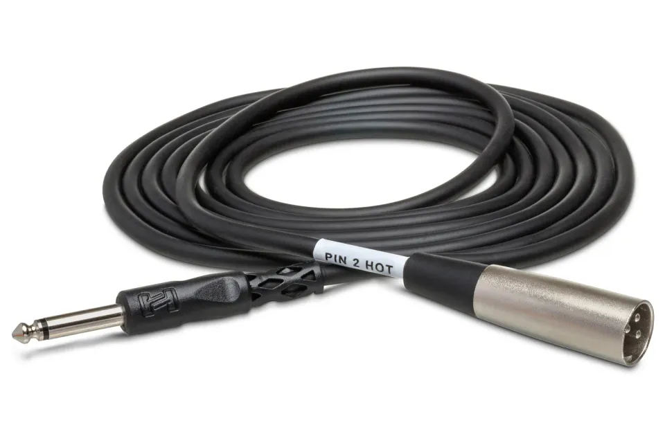 Hosa PXM-110 Klinke-XLR-Kabel 3 m unsymmetrisch