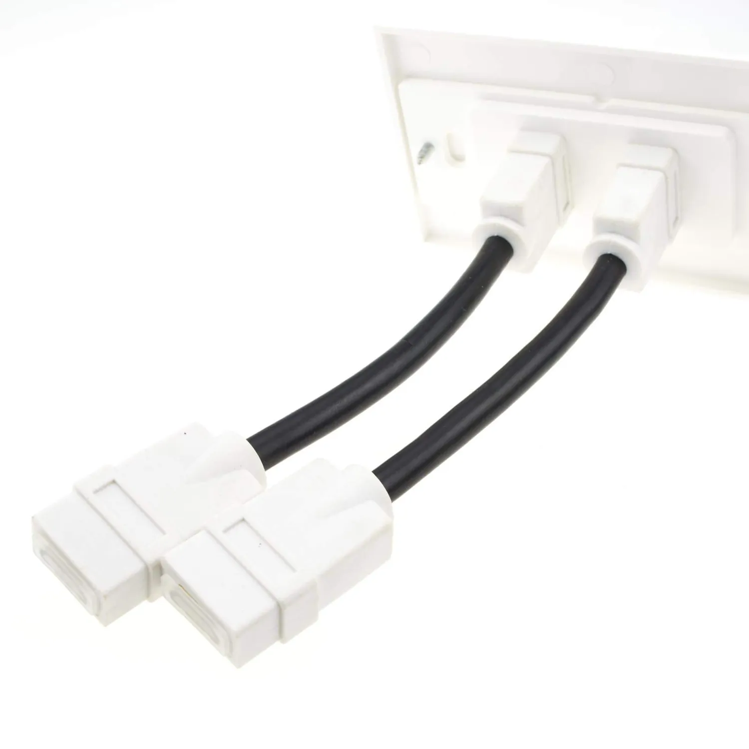 Kenable HDMI Wandplatte Euro Unterputz 2-Port Doppel