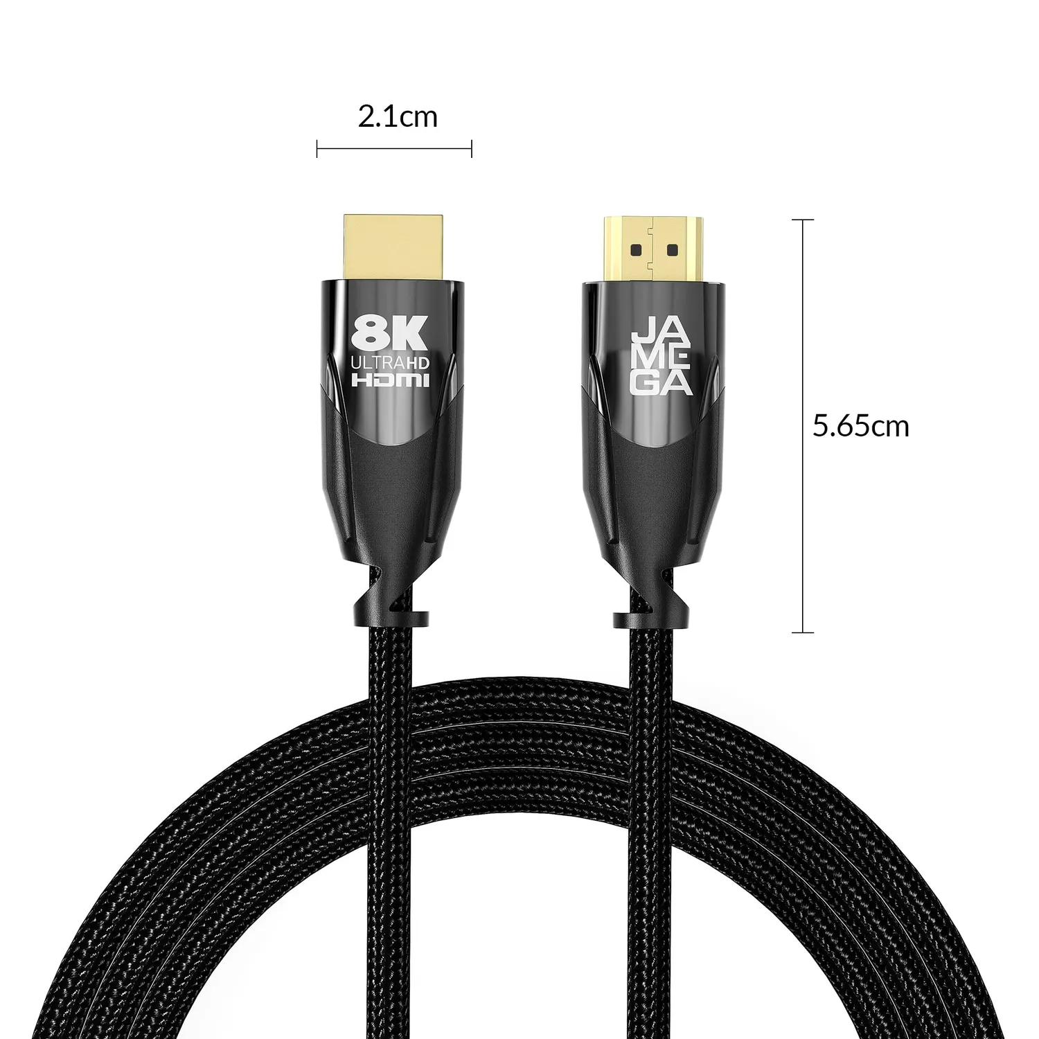 JAMEGA HDMI Kabel 2.1 8K 1m 48Gbps HDR eARC
