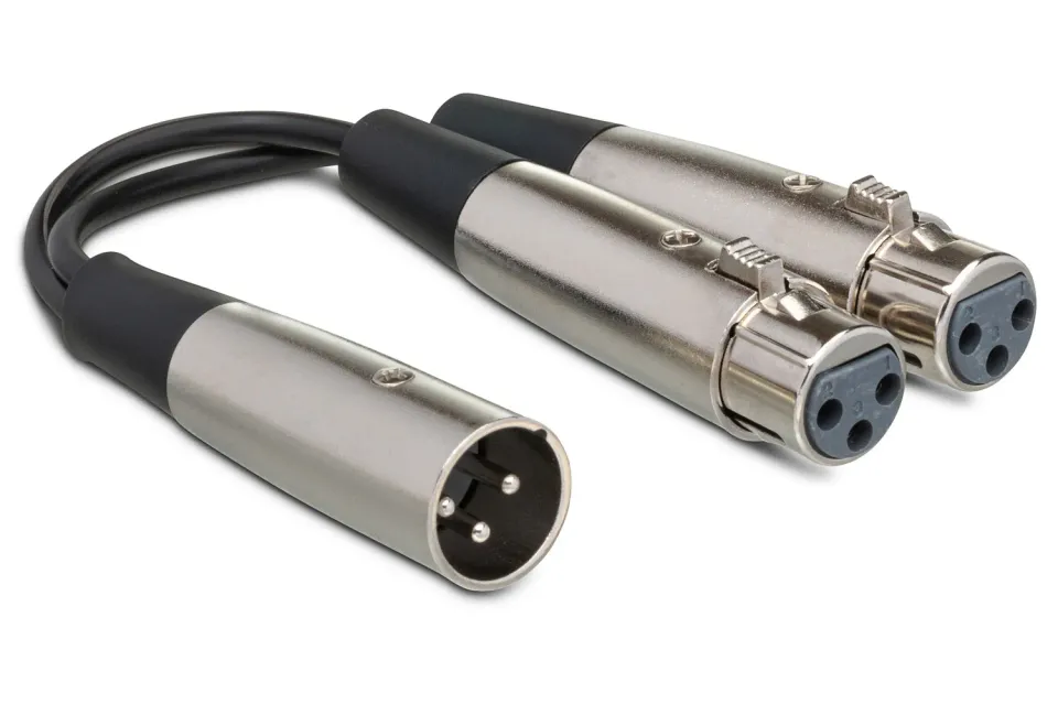 Hosa YXF-100 Y-Kabel XLR-Klinke Adapter